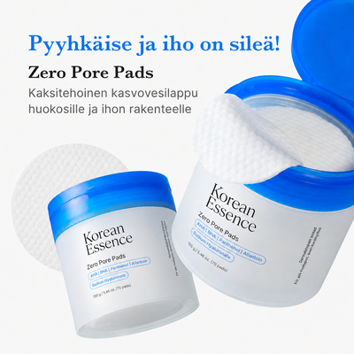 Zero Pore Pads -kaksitehoiset kasvovesilaput huokosille ja ihon rakenteelle